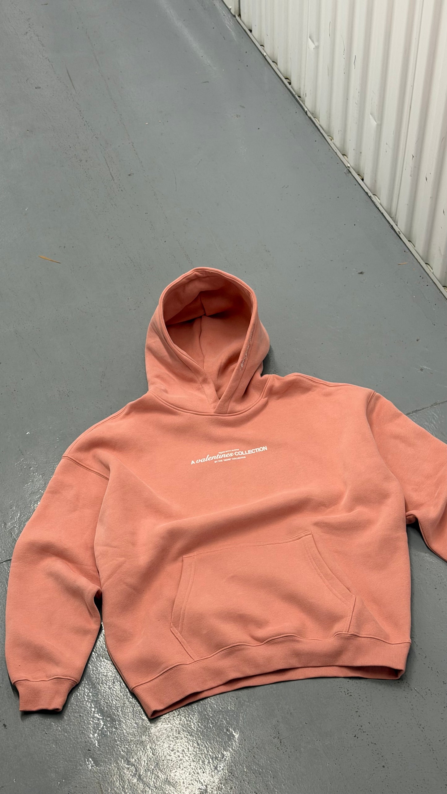 I LOVE YOU “MORE” HOODIE - PINK