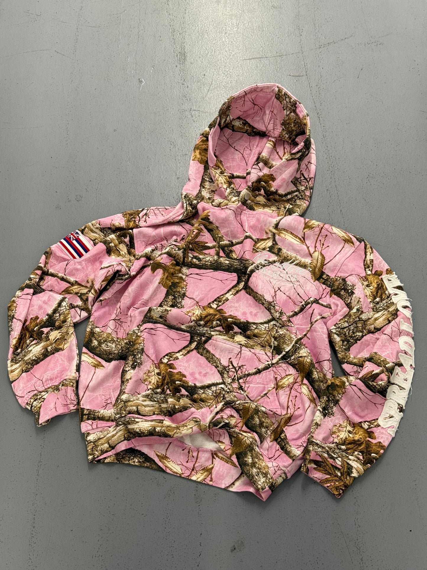 HAWAII ISLANDS HOODIE - PINK CAMO