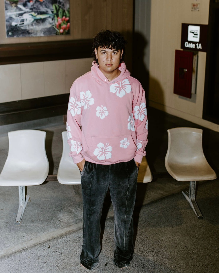 HIBISCUS HOODIE - PINK