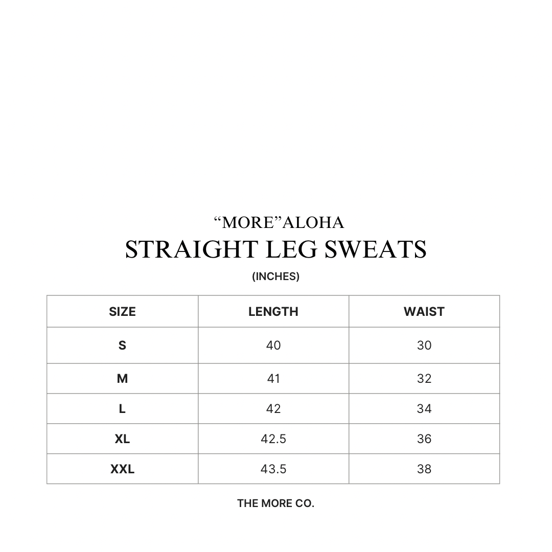 DISTRESSED SWEATS - BLACK