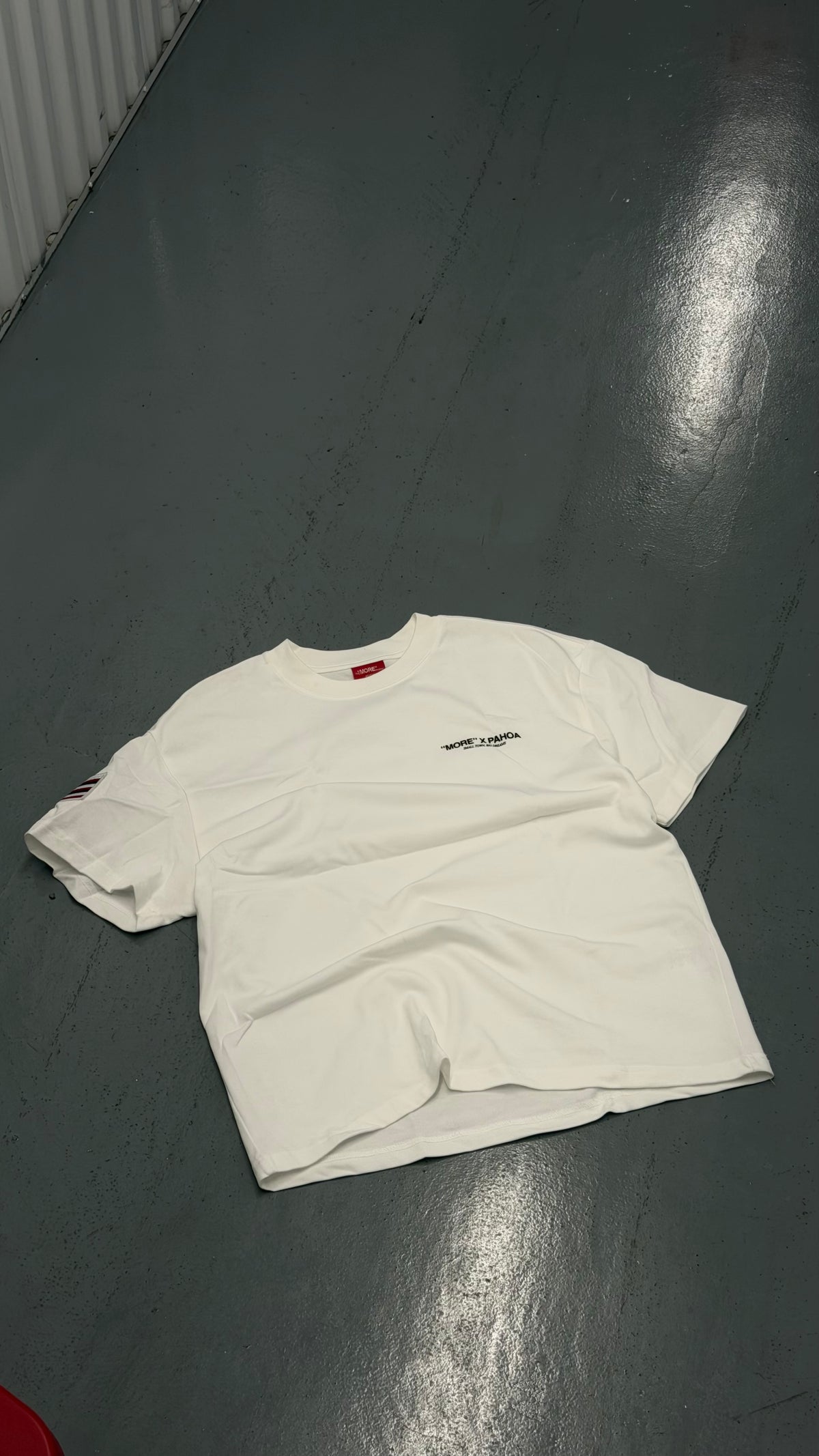 “MORE” X PAHOA TEE - SOLID WHITE