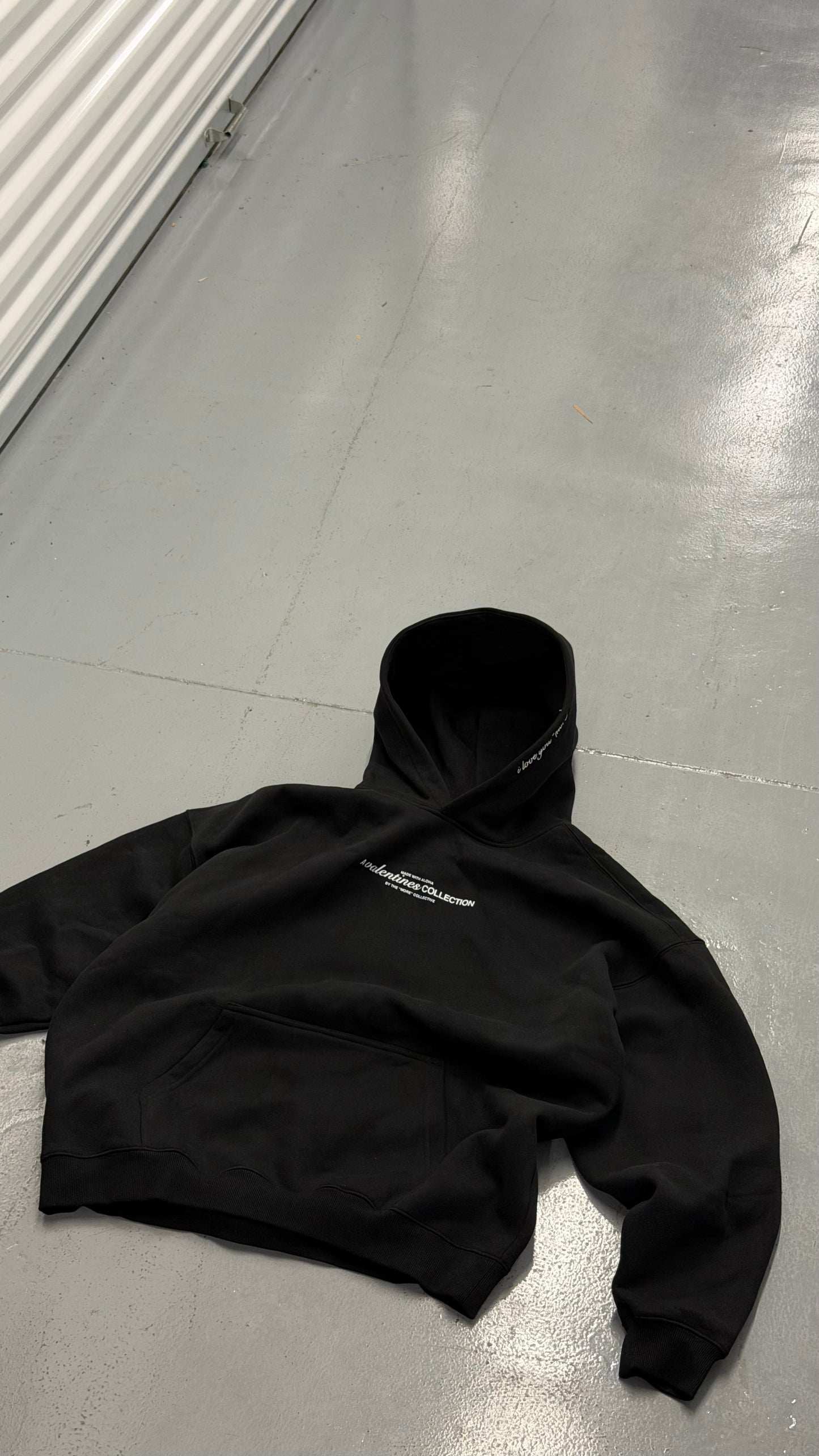 I LOVE YOU “MORE” HOODIE - BLACK